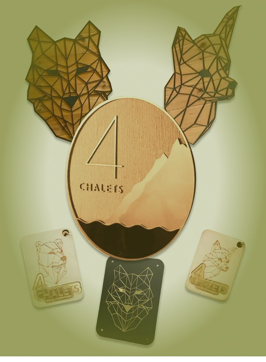 4 Chalets - brendirani suveniri i dekoracije