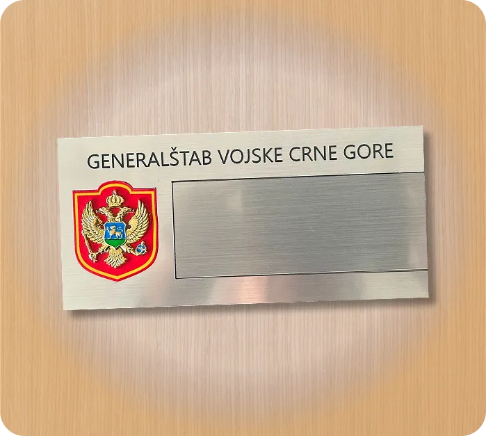 Natpisi za sobe, kancelarije, odjele, sale za sastanke i sve vrste poslovnih prostora