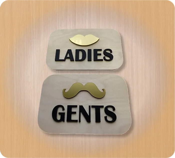 Natpis za toalete, parking, privatne zone, tehničke prostorije i sve druge specifične potrebe