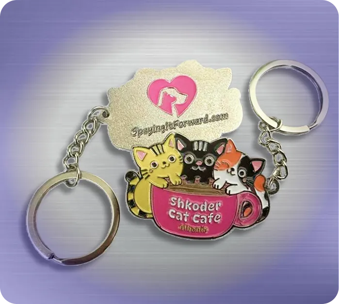 Unikatni metalni privjesak za Shkoder Cat cafe