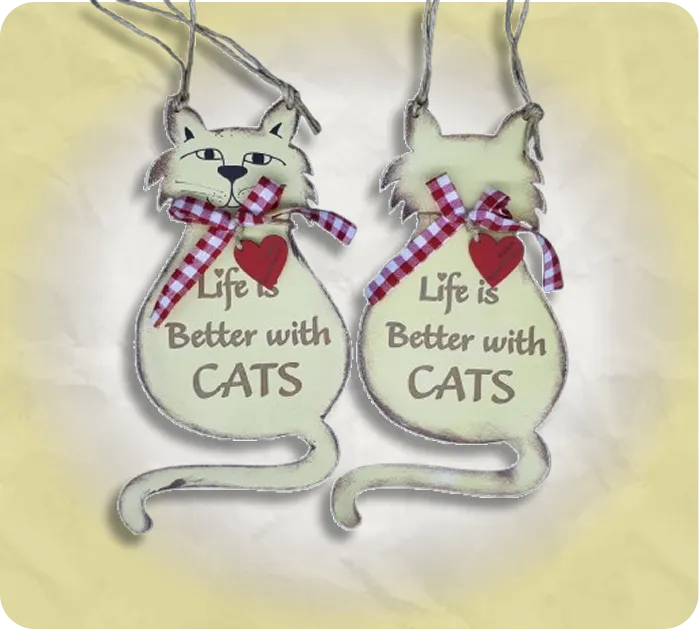 Unikatne ručno iscrtane table sa motivima mačke simbola Kotora