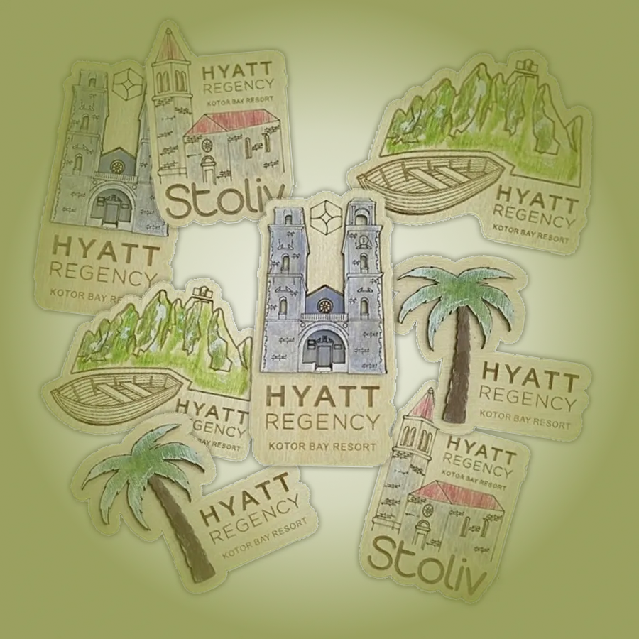 Hyatt Regency Kotor Bay saradnja - personalizovani suveniri