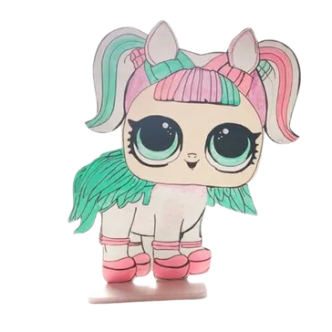 Rucno oslikani element za rodjendansku dekoraciju