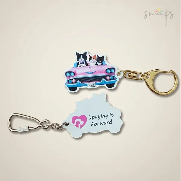 Suvenir privjesci od pleksiglasa sa štampanim motivima mačke