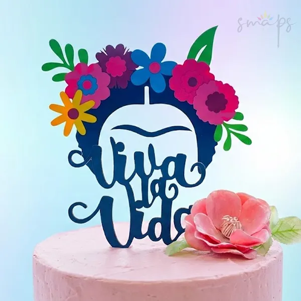 Rodjendanski toper za tortu sa motivom Fride Kalo